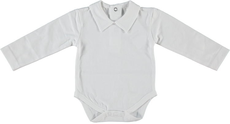 Klein Baby Polobody Longsleeve Off White KN012