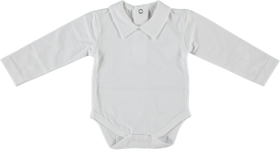 Klein Baby Polobody Longsleeve Off White KN012