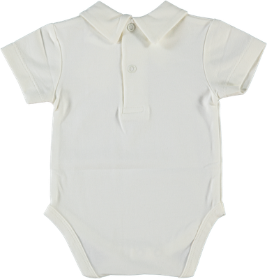 Klein Baby Polobody Shortsleeve Off White KN013