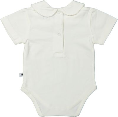 Klein Baby Body Collar Girl Off White KN044