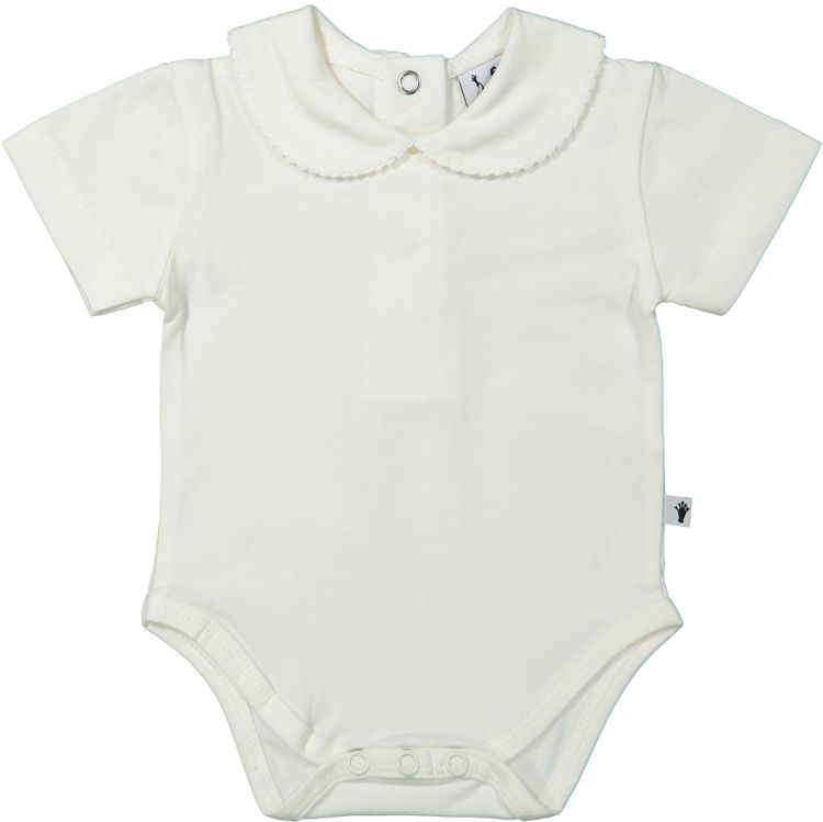 Klein Baby Body Collar Girl Off White KN044