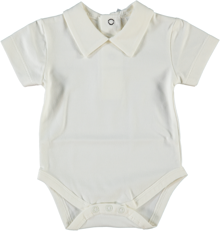 Klein Baby Polobody Shortsleeve Off White KN013