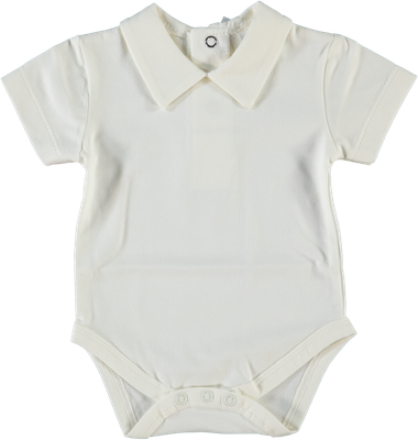 Klein Baby Polobody Shortsleeve Off White KN013