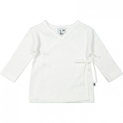 Klein Baby Wrap Top Jaquard Off White KP002