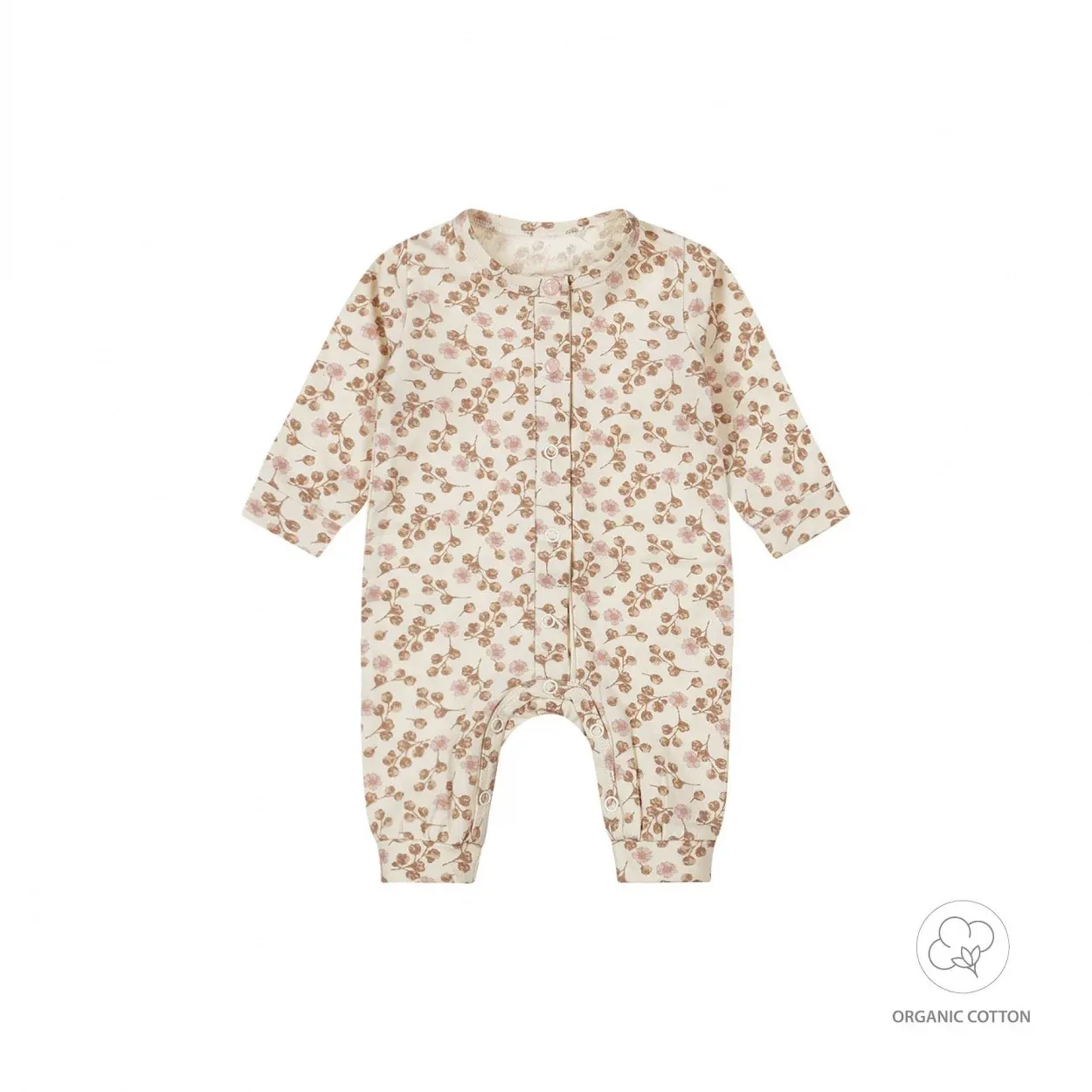 Dirkje 1 pce babysuit organic cotton Off white WN1207