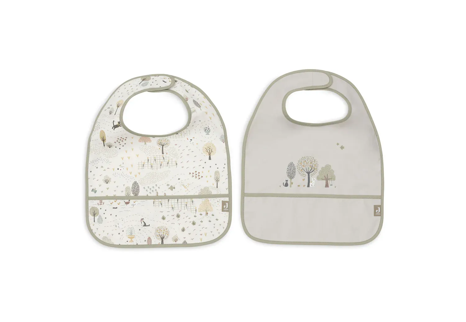 Jollein Slab Waterproof - Tiny Park - 2 stuk