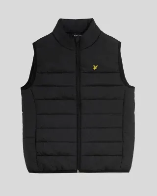 Lyle &amp; Scott Light Weight Padded Gillet Jet Black JKB2308V