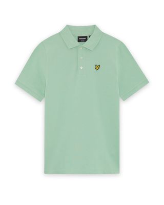 Lyle &amp; Scott Plain Polo Shirt Turquoise Shadow SPB2000VT