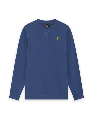Lyle &amp; Scott Crew Neck Sweatshirt Dark Cornflower MLB2000VT