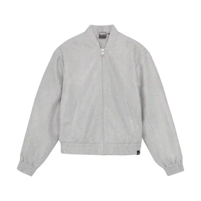 Indian Blue Jeans Tweed Bomber Silver 970307