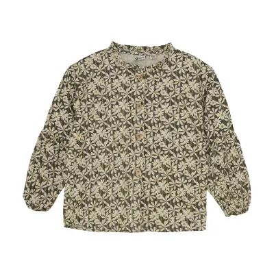 Daily Seven Shirt Longsleeve Shiny Flower Phantom 930234