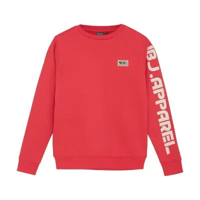 Indian Blue Jeans Sweater Print Sleeve Hibiscus Red 960351