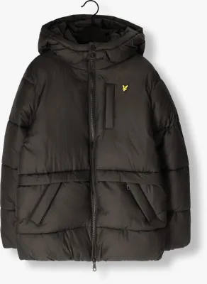 Lyle &amp; Scott Ripstop Quilted Puffer Coat Jet Black JKB2302V