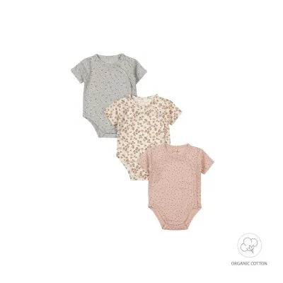 Dirkje Baby body 3-pack ss organic cotton N Multi colour WN1200