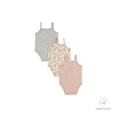 Dirkje Baby body 3-pack organic cotton NOOS Multi colour WN1202