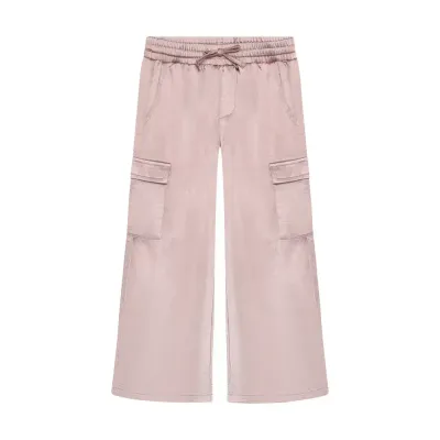 Daily Seven Wide Pants Shiny Pale Mauve 930315