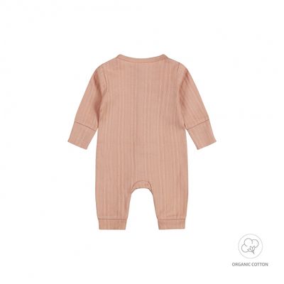 Dirkje 1 pce babysuit organic cotton NOOS G Dusty pink WN1209