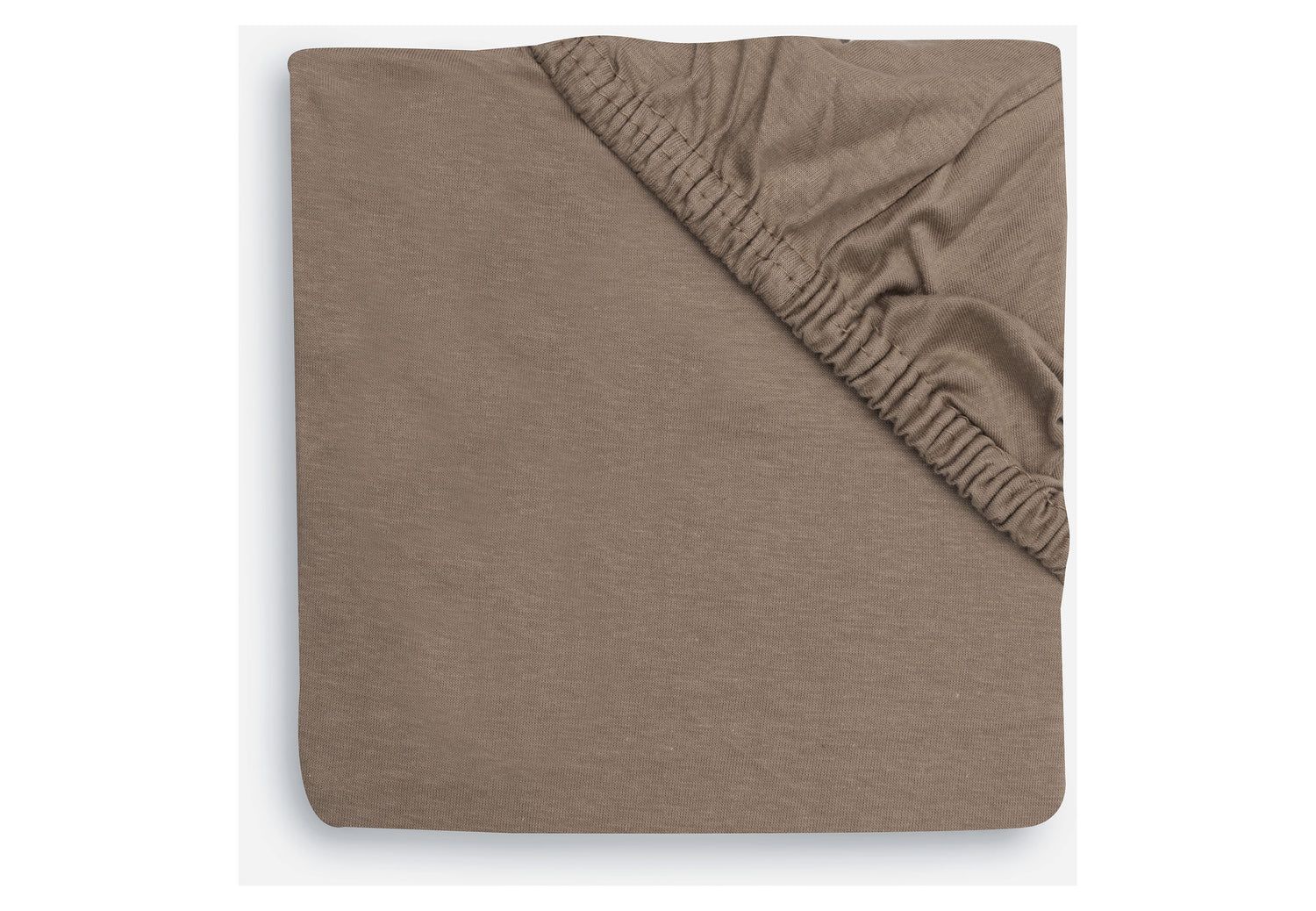 Jollein Hoeslaken Jersey Boxmatras 75x95cm - Milky Coffee