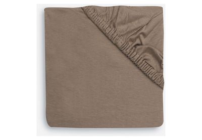 Jollein Hoeslaken Jersey Boxmatras 75x95cm - Milky Coffee