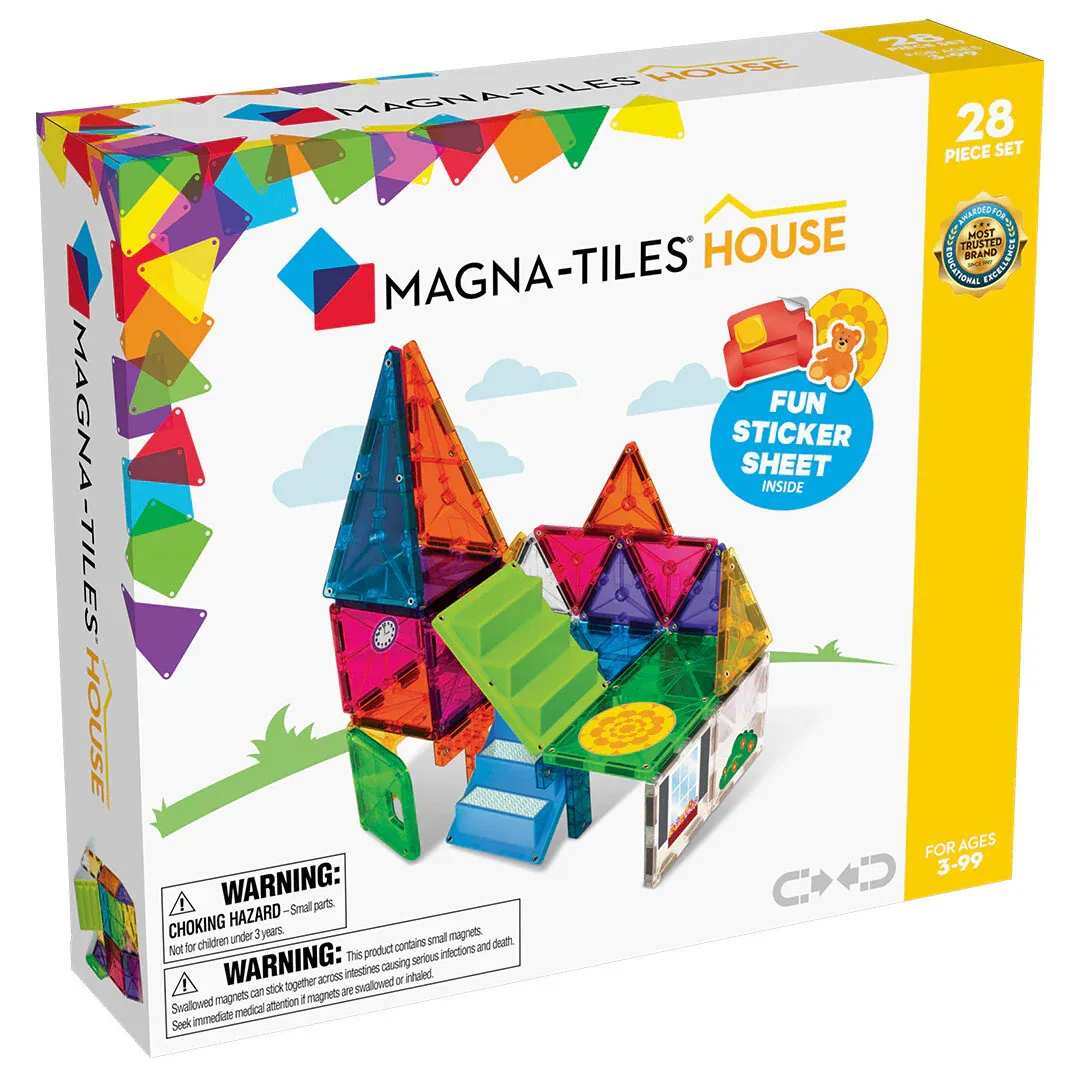 Magna-Tiles Magna-Tiles Clear Colors 28 stuks Ho NVT 18332