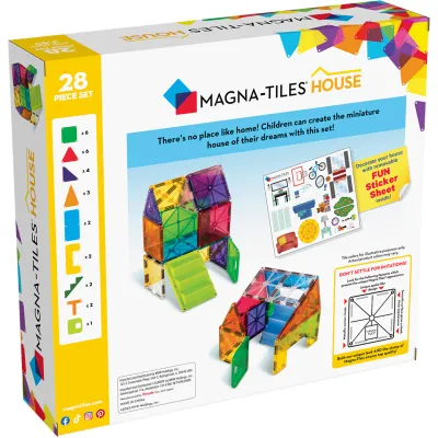 Magna-Tiles Magna-Tiles Clear Colors 28 stuks Ho NVT 18332
