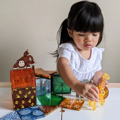 Magna-Tiles Magna-Tiles Safari animals 25 stuks NVT Magna-Tiles Safari animals 2