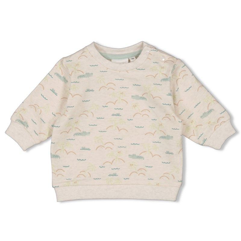 Feetje Sweater AOP relaxed fit - You Croc my world