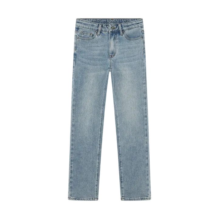 Indian Blue Jeans 2552 Wide Straight Blue Jeans Used Medium Denim 960515