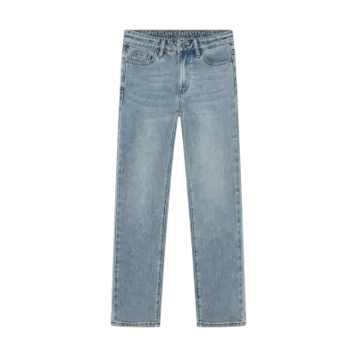 Indian Blue Jeans 2552 Wide Straight Blue Jeans Used Medium Denim 960515