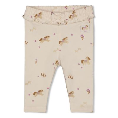 Feetje Legging AOP - Flower Ranch Offwhite