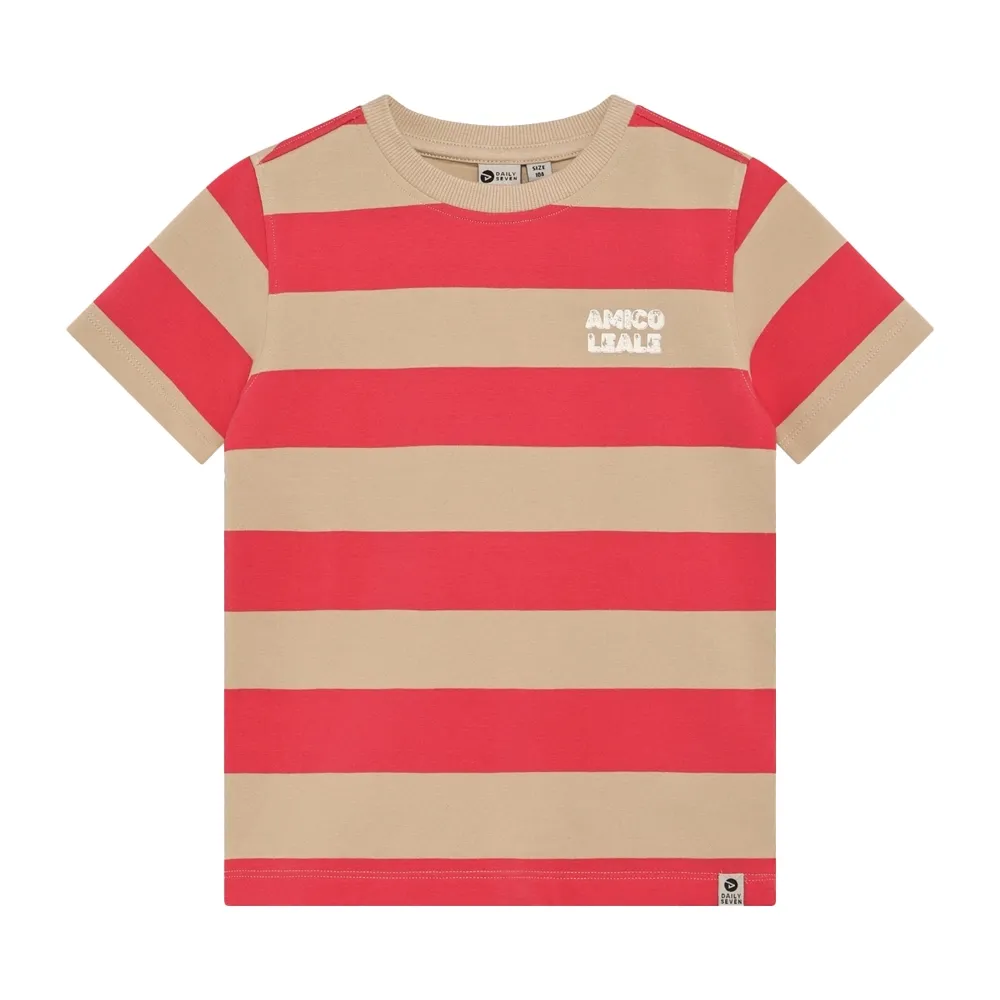 Daily Seven T-shirt Big Stripe Chrysanthemum 920304