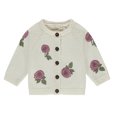A Tiny Story baby cardigan Ecru TIN26129330