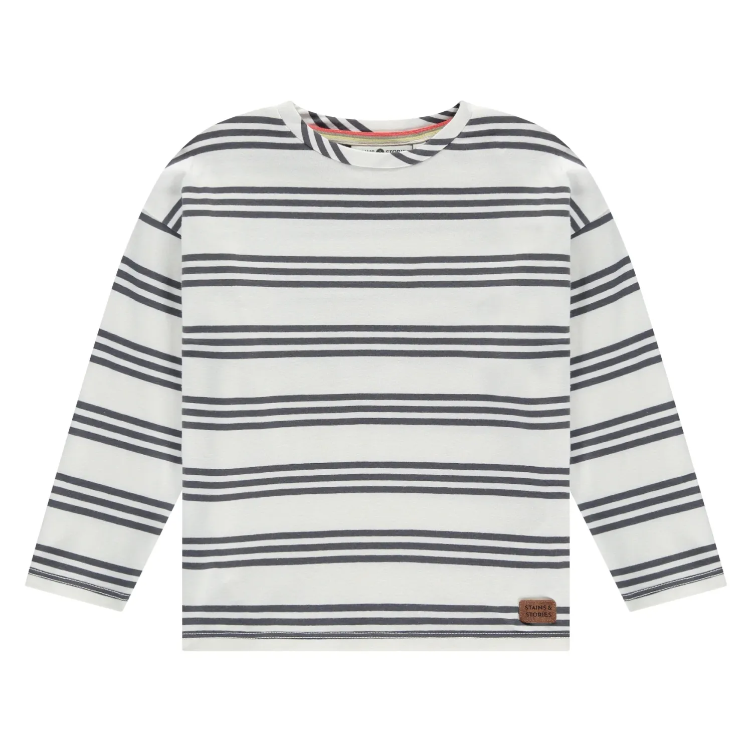 Stains &amp; Stories boys t-shirt long sleeve Off-White SSA26107601