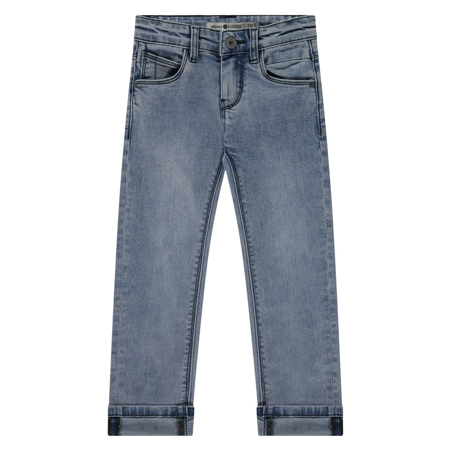 Stains &amp; Stories boys jogg denim grey blue denim SSA26107203