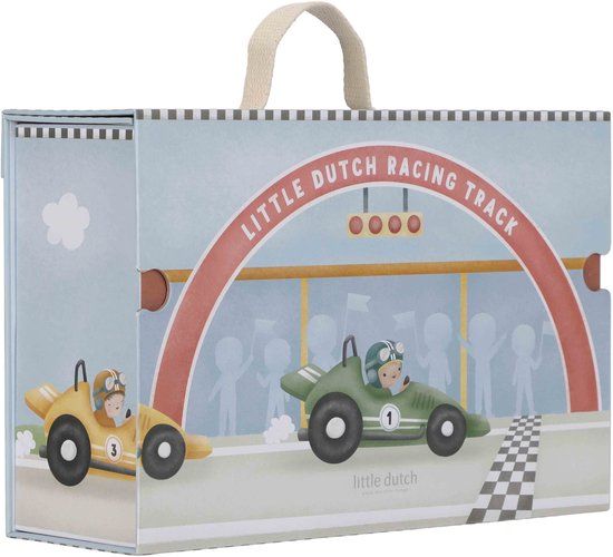 Little Dutch Speelkoffer met racebaan  LD2524