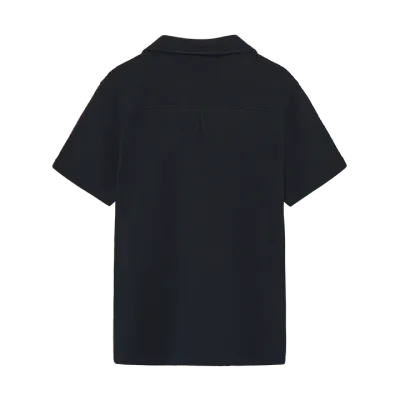 Rellix Shirt Shortsleeve Structure Navy 940424