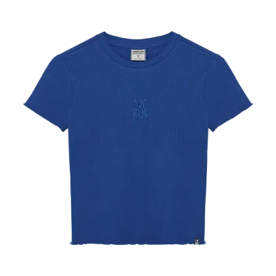 Indian Blue Jeans T-shirt Rib Cropped Surf the web 970829