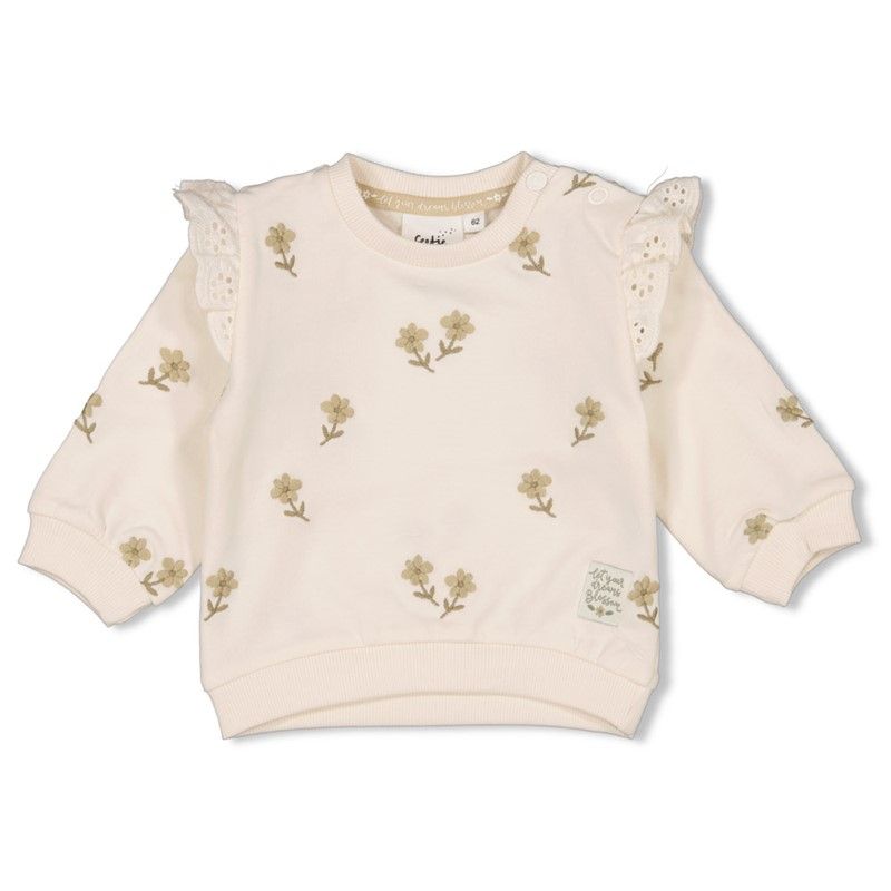Feetje Sweater AO embroidery relaxed fit - Offwhite 51602703