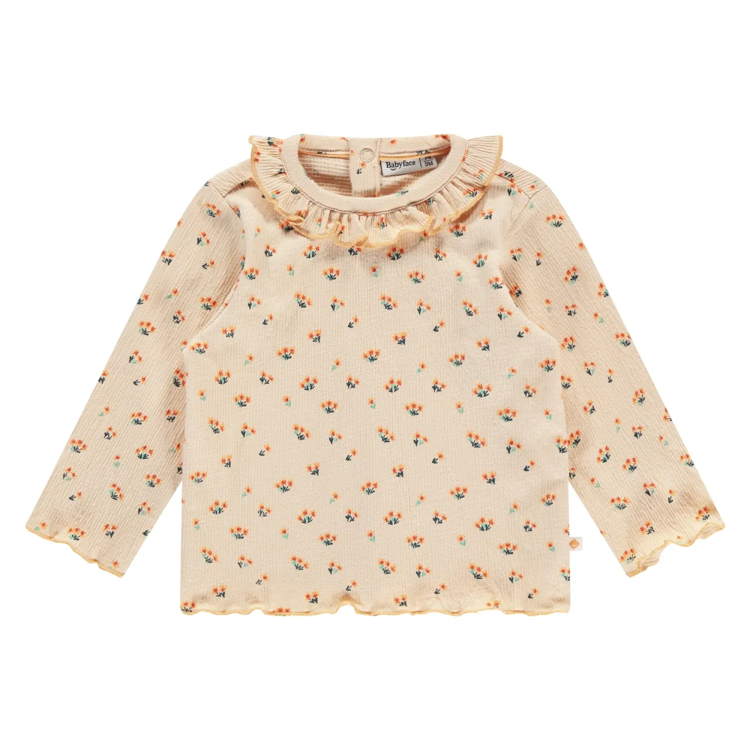 Babyface baby girls t-shirt long sleeve Light orange BBE26128602