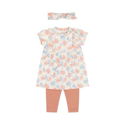 Dirkje 3 pc set, Dress ss, Leggings, Headba Off-white N58464-35