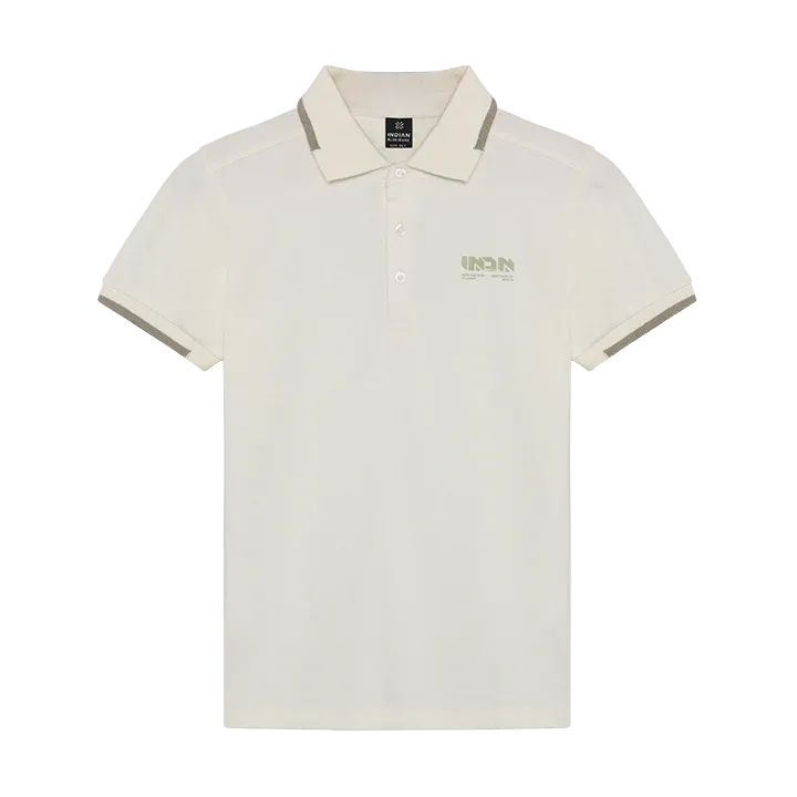 Indian Blue Jeans Polo Pique Indian Cloud 960593