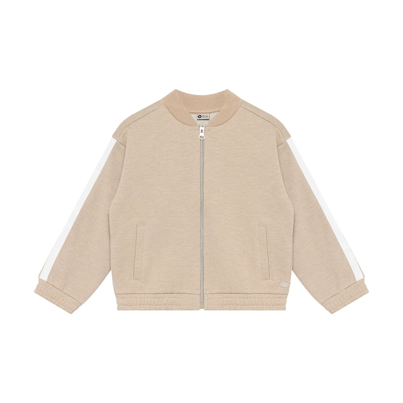 Daily Seven Sweat Jacket Glitter Latte Sand 930325