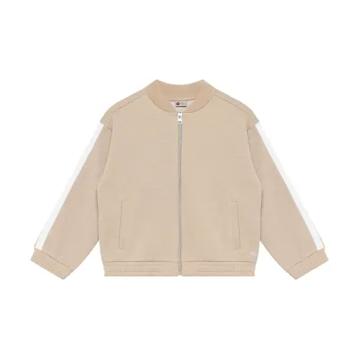 Daily Seven Sweat Jacket Glitter Latte Sand 930325