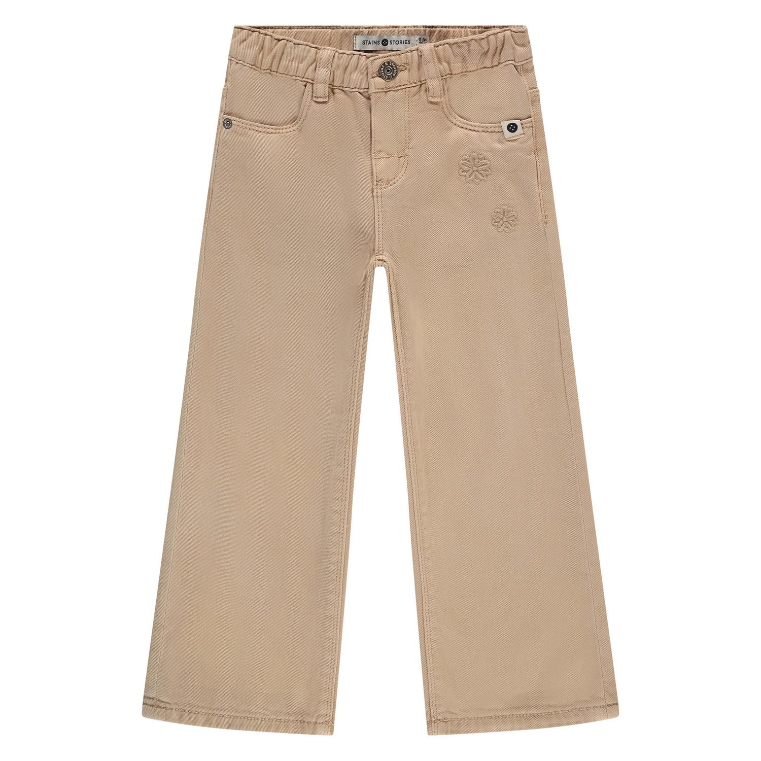Stains &amp; Stories girls wide leg pants Beige SSA26108206
