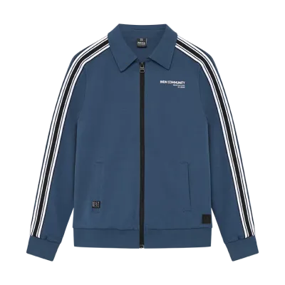 Indian Blue Jeans Zip Jacket IND Tape Ensign Blue 960582