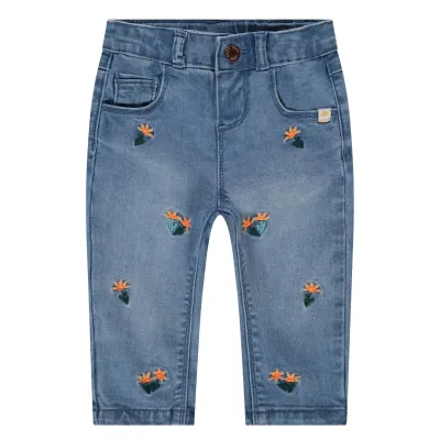Babyface baby girls denim pants Medium blue denim BBE26128200