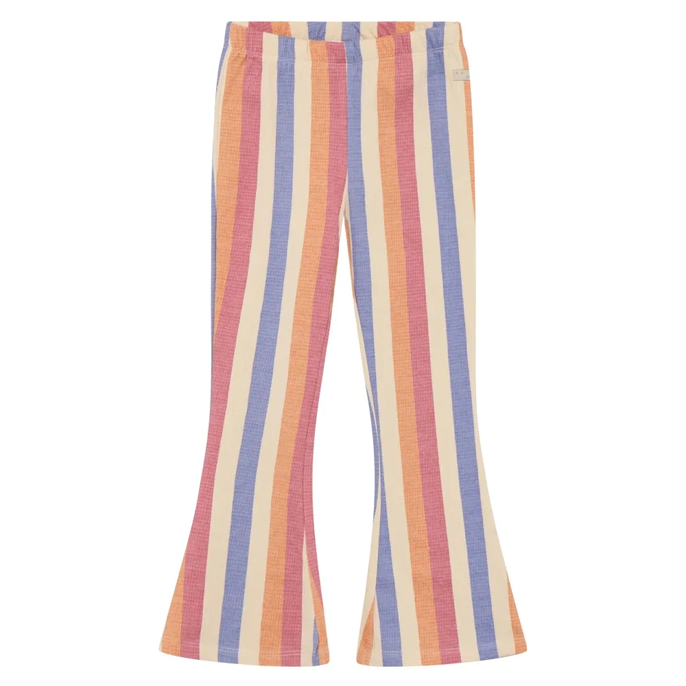 Daily Seven Flared Legging Striped Heather Rose 930430