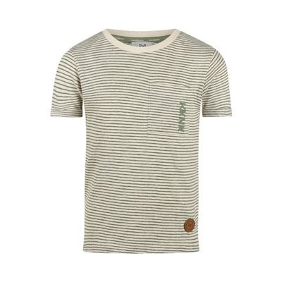 Koko Noko T-shirt long back Olive N58830-37