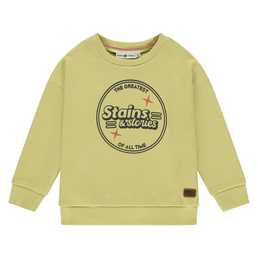 Stains &amp; Stories boys sweatshirt Lemon SSA26107401