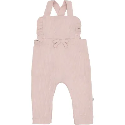 Klein Baby Jumpsuit Ruffle Waffle Pink KC424